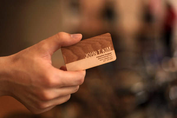 Engraved – Wooden Business Cards
